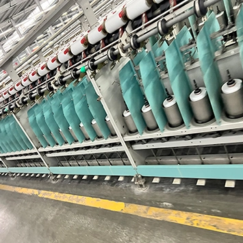 Beyaz polyester iplik perma iplik bükülmüş