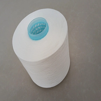 Bakire polyester elyaf beyaz polyester iplik